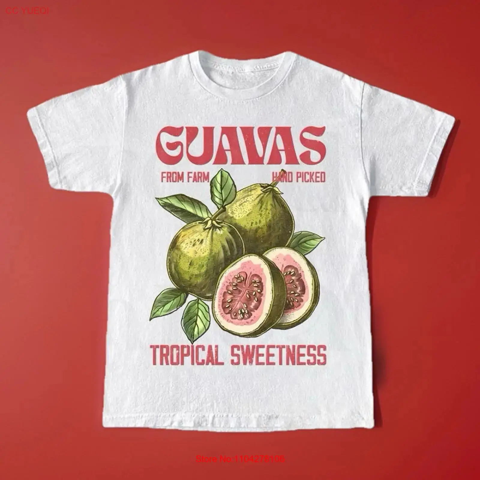 Commercial Printing Labels - T-shirt Guavas Rétro Commercial Nouveau S-5XL