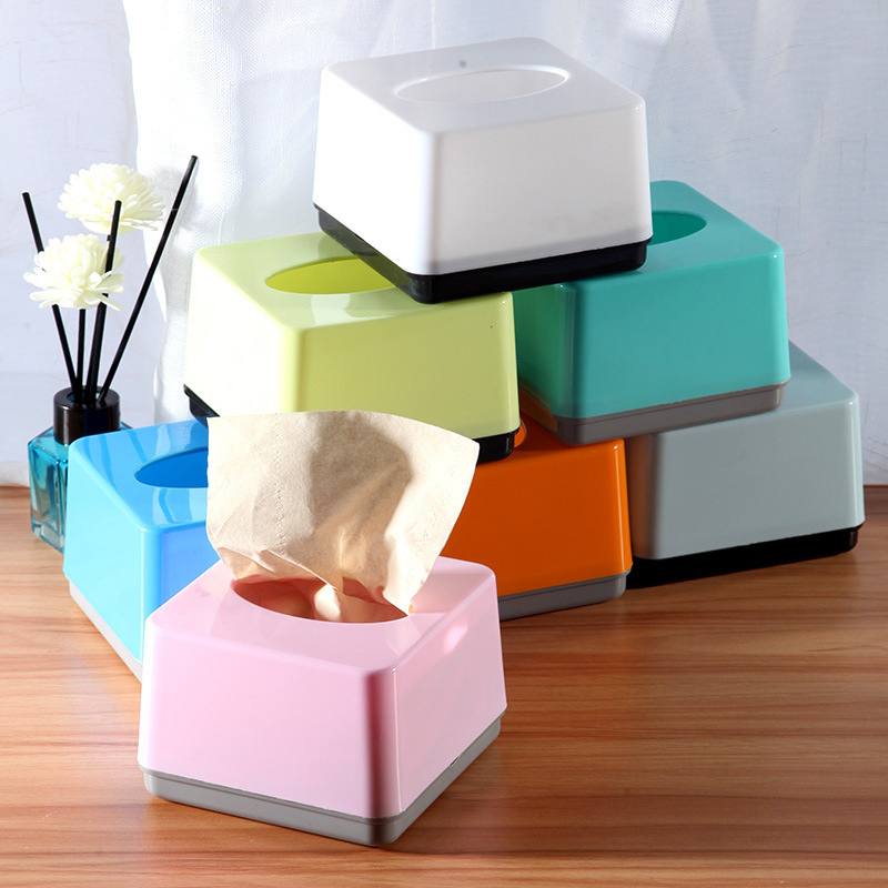 Commercial Printing & Packaging Pvt Ltd Photos - Boîte à mouchoirs carrée en plastique