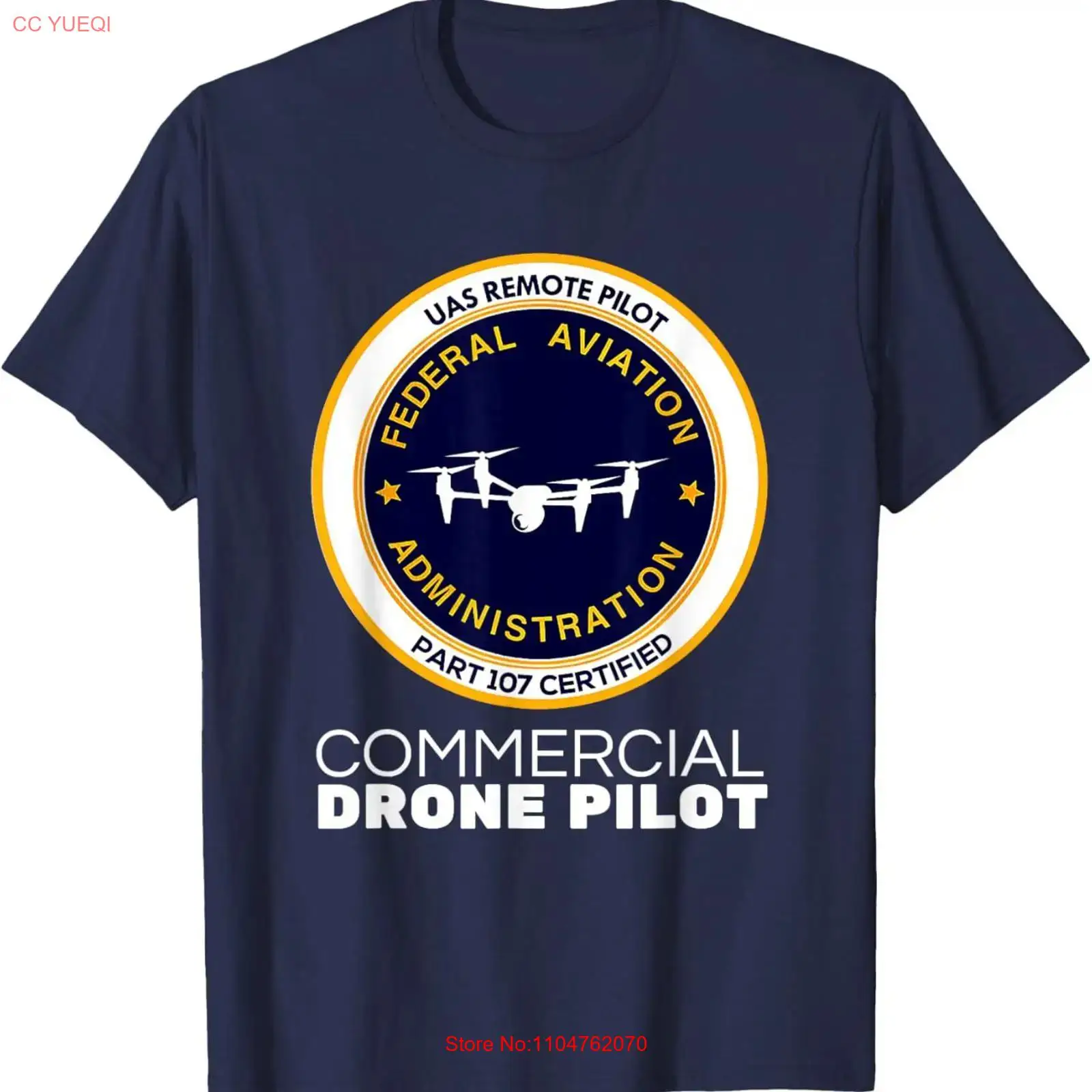 Commercial Printing & Packaging Pvt Ltd Photos - T-shirt FAA Commercial Drone Pilot, vintage,