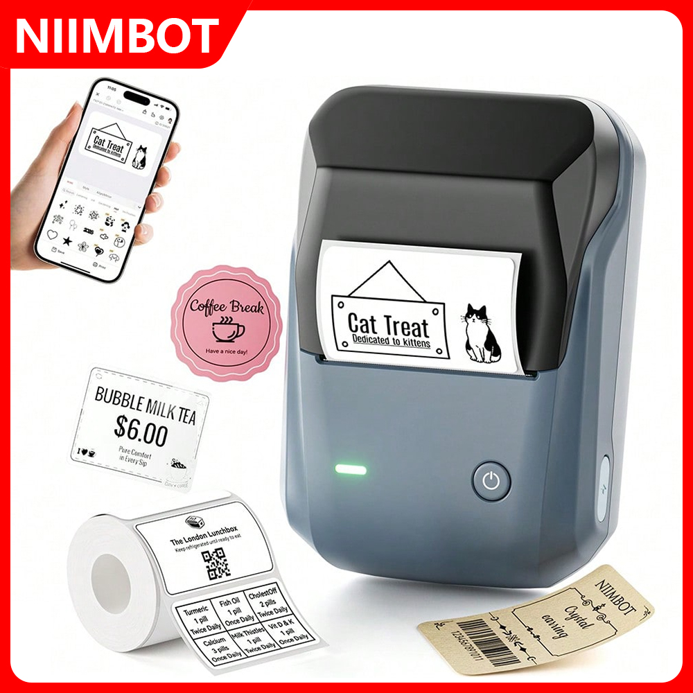 Commercial Printing Labels - NIIMBOT B1 – imprimante thermique Portable,