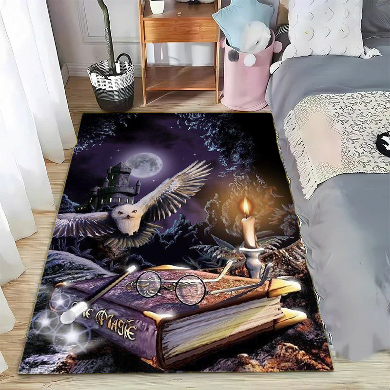 Tapis imprimé hibou de l'Acadé - Commercial Printing & Packaging Pvt Ltd Photos avis et prix