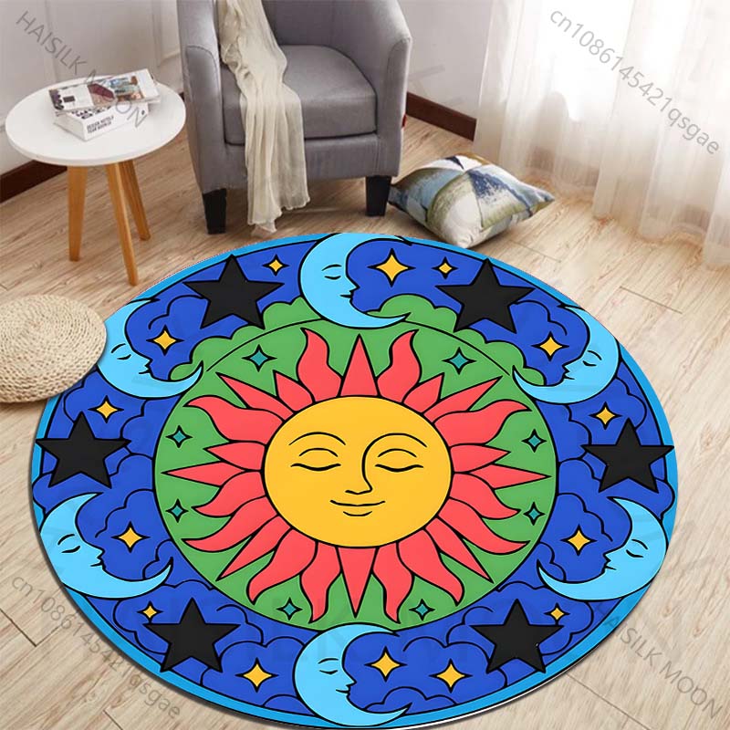Tapis rond imprimé avec motif  - Commercial Printing And Design avis et prix