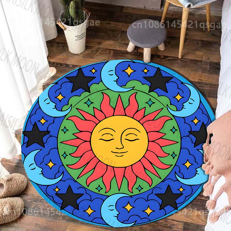 Tapis rond imprimé avec motif  - Commercial Printing And Design avis et prix