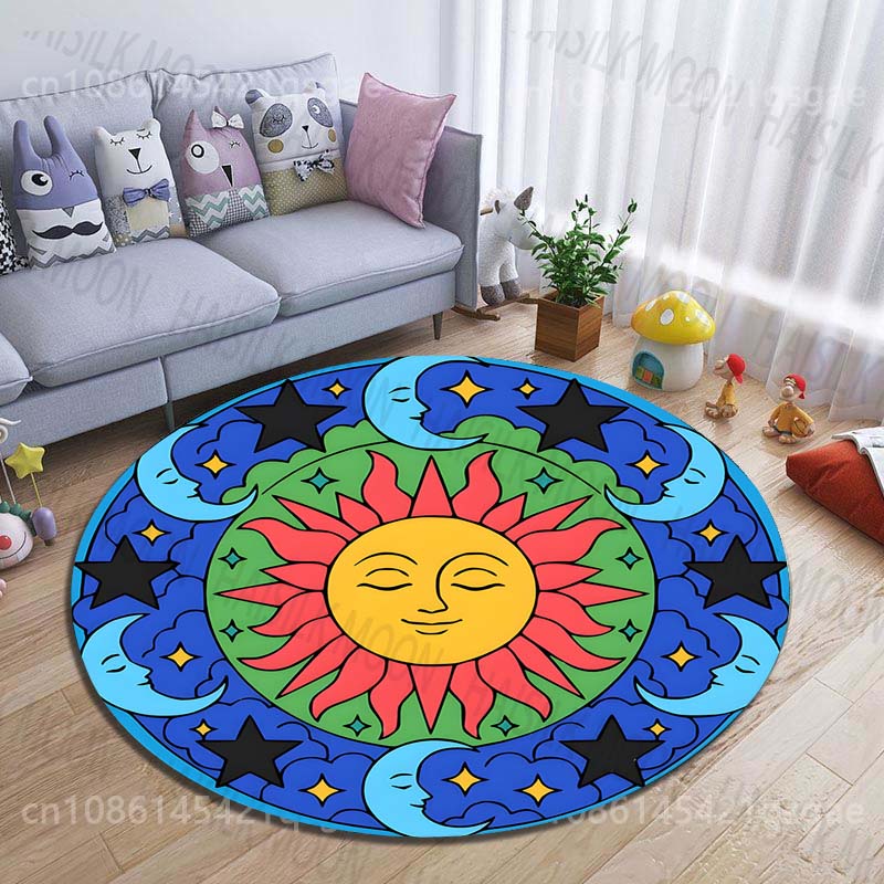 Tapis rond imprimé avec motif  - Commercial Printing And Design avis et prix