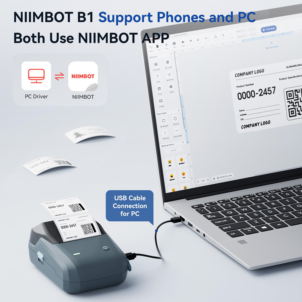 NIIMBOT B1 – imprimante thermi - Commercial Printing Labels avis et prix
