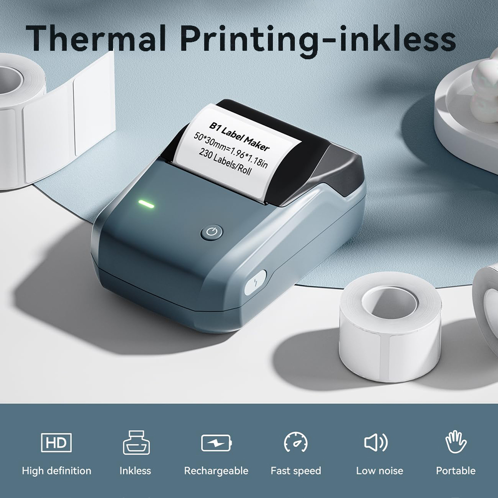 NIIMBOT B1 – imprimante thermi - Commercial Printing Labels avis et prix